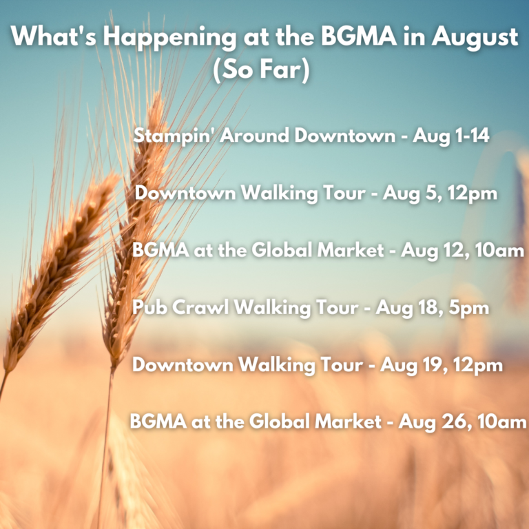 The BGMA in August!