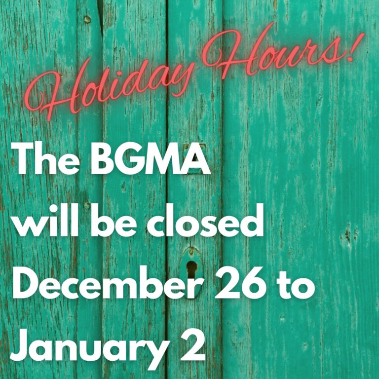 BGMA Holiday Hours