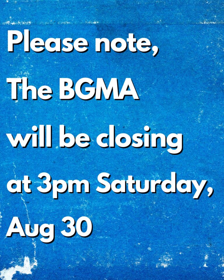 BGMA Closing Early Aug 30