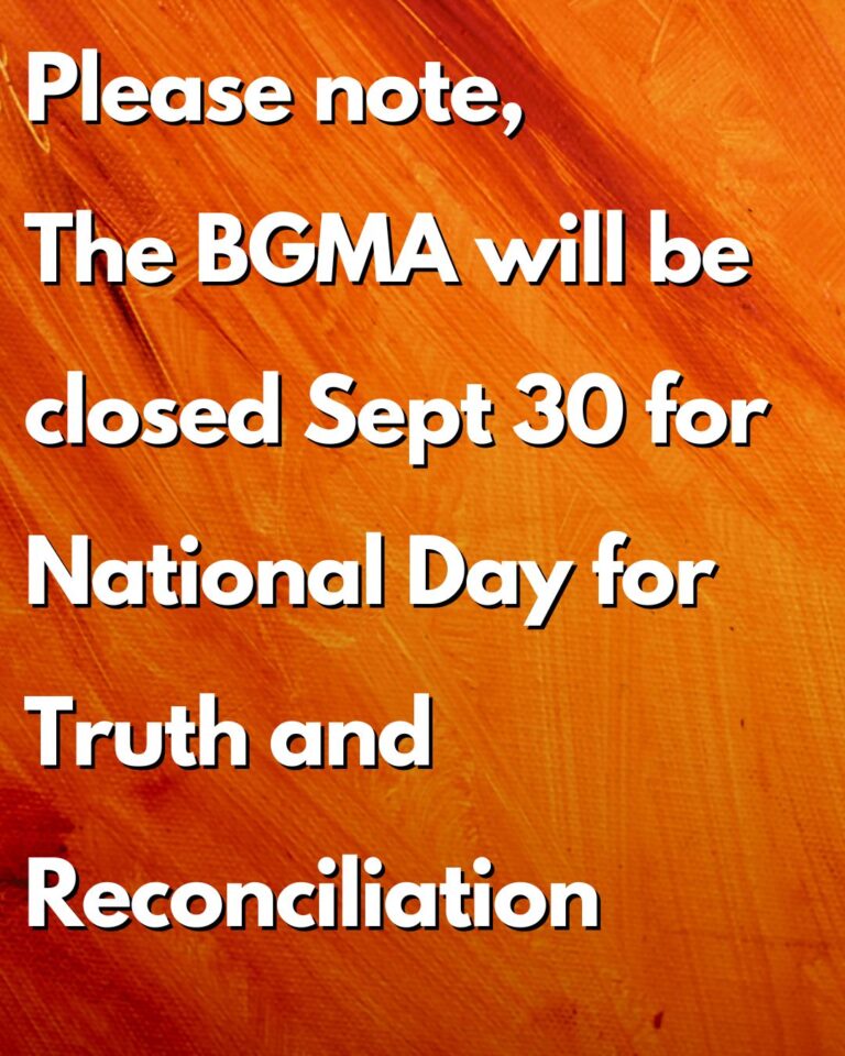 BGMA Closed: Sept 30