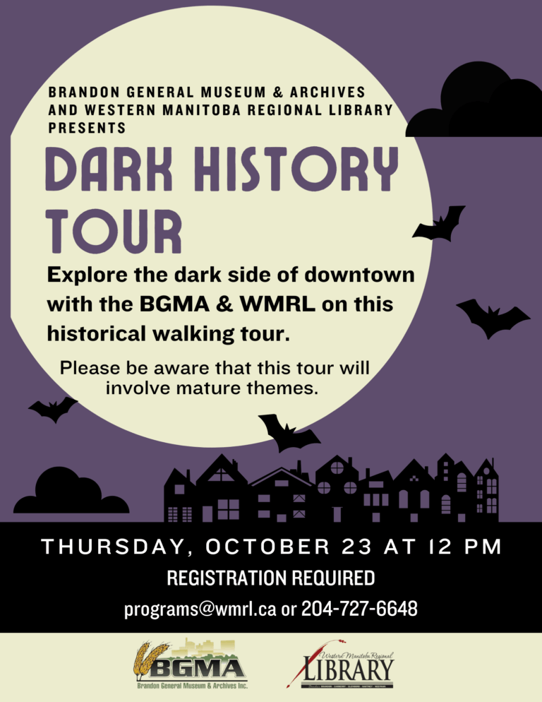 Dark History Tour Oct 23 at 12pm