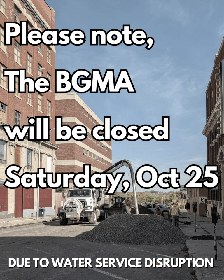 BGMA Closed Sat, Oct 25