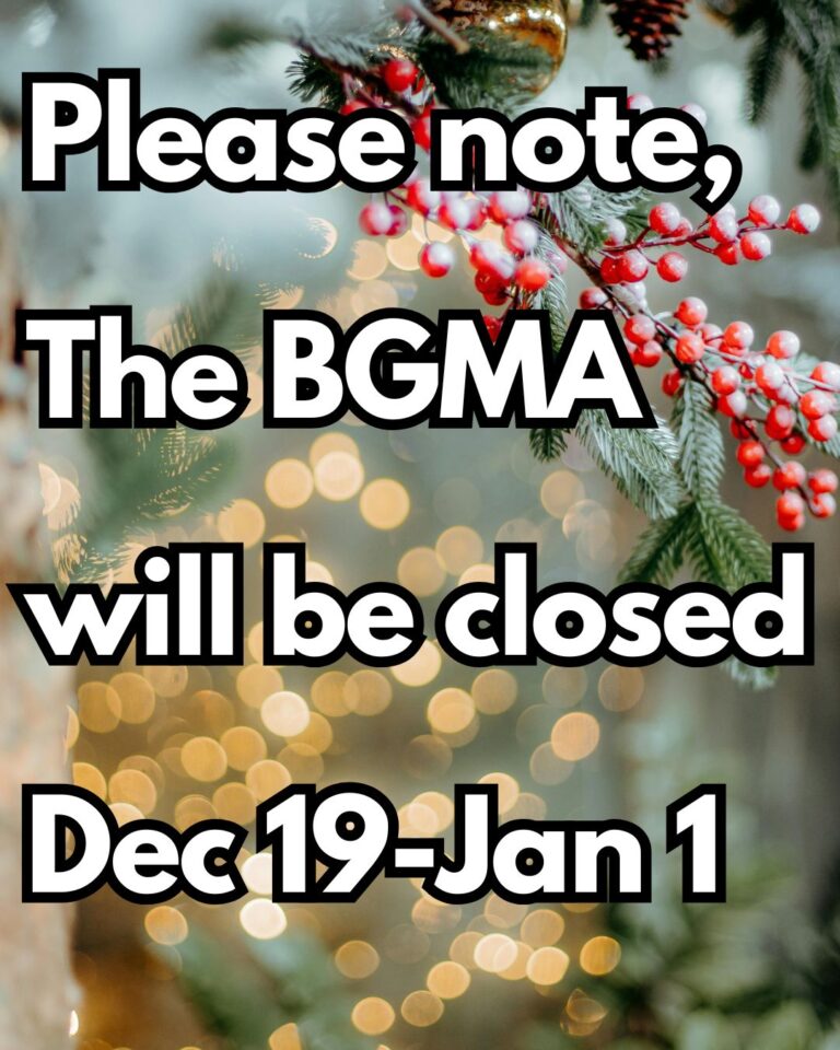 BGMA Holiday Hours