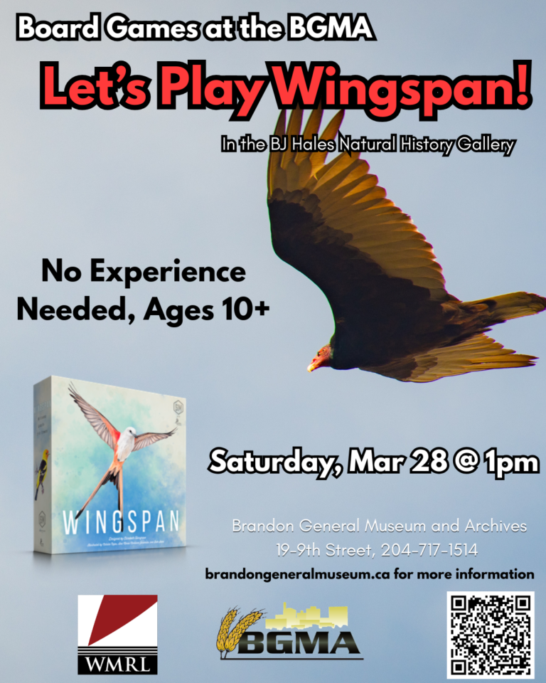 Board Games at the BGMA: Wingspan March 28!